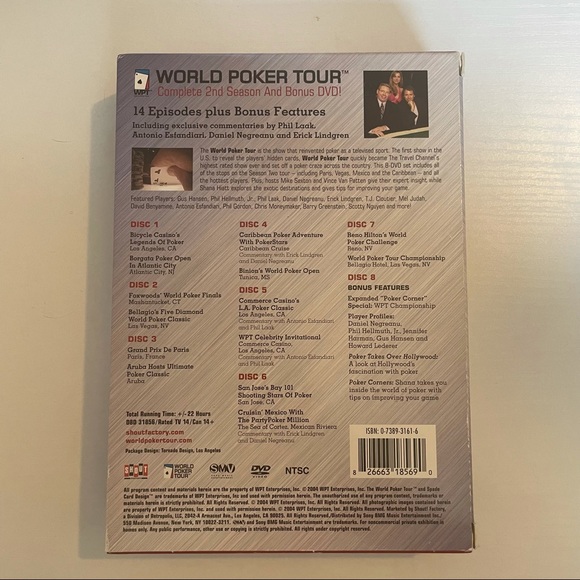 Season Two World Poker Tour DVD Set - Picture 2 of 11